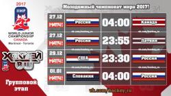 Расписание матчей сборной России на ЧМ по хоккею 2017