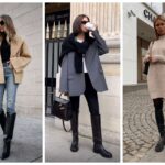 Длинные сапоги: с чем их носить и как сочетать